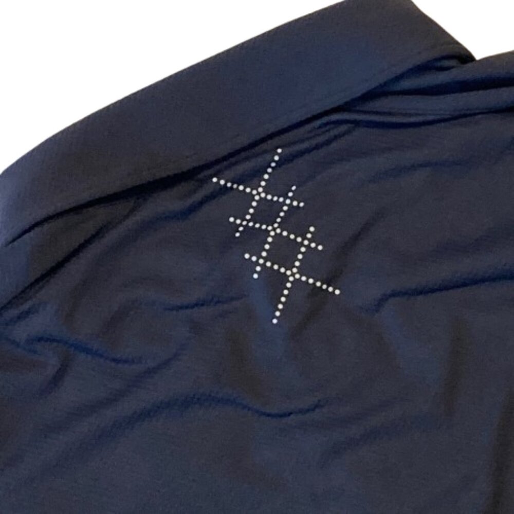 RHONE Mens Momentum Tech Golf Polo Performance Quarter Zip Small S Navy NWT - Picture 11 of 11